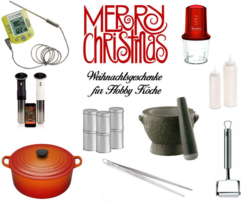 Weihnachtsgeschenke für Hobby Köche - Küchenequipment