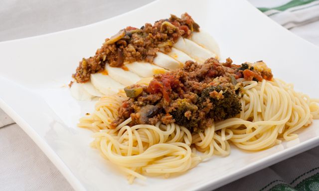 Tomate-Mozzarella-Pasta