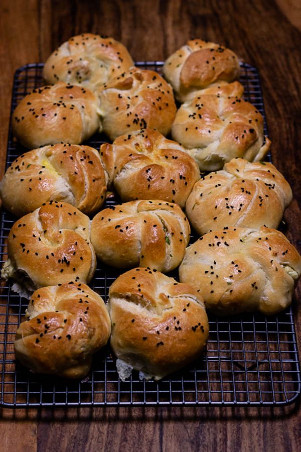 Acma - türkische gefüllte Brötchen - Rezept - Foodblog aus der Pfalz