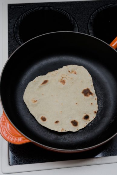 Weizen Tortillas selber machen - schnell und einfach - gekleckert.de